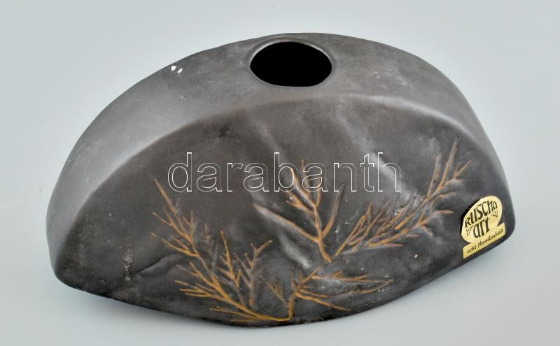 Ruscha Art német retro kerámia váza, jelzéssel, hibátlan, h: 23 cm