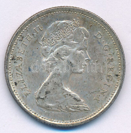 Kanada 1968. 25c Ag 'II. Erzsébet' T:XF patina Canada 1968. 25 Cents Ag 'Elizabeth II' C:XF patina Krause KM#62