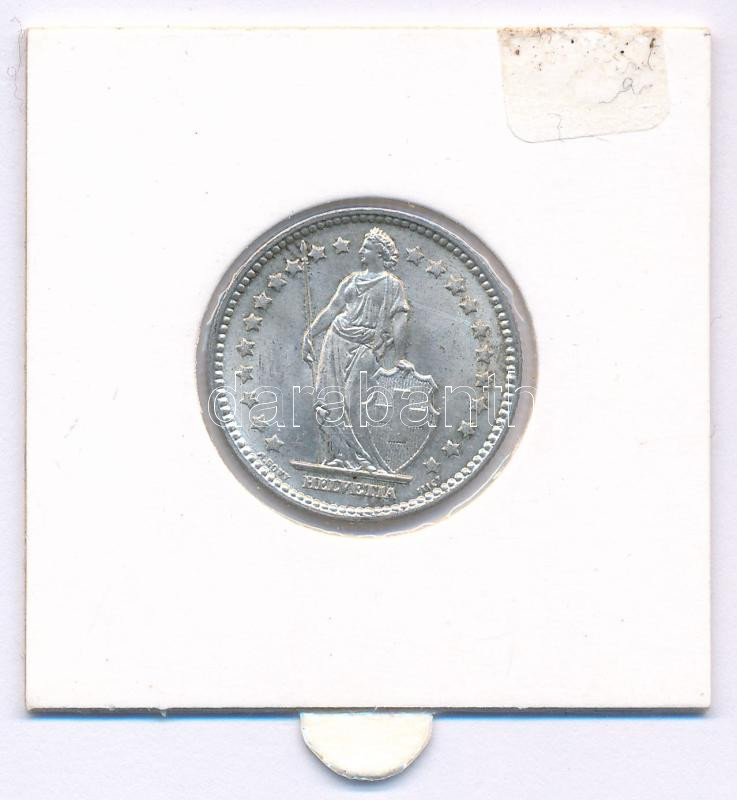 Svájc 1920B 1Fr Ag T:UNC,AU Switzerland 1920B 1 Franc Ag C:UNC,AU Krause KM#24 - Image 2