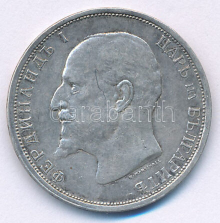 Bulgária 1913. 2L Ag 'I. Ferdinánd' T:XF Bulgaria 1913. 2 Leva Ag 'Ferdinand I' C:XF Krause KM#32