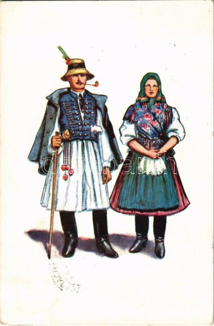 Magyar házaspár a Szilágyságból / Hungarian folklore from Szilágyság s: Csikós Tóth András