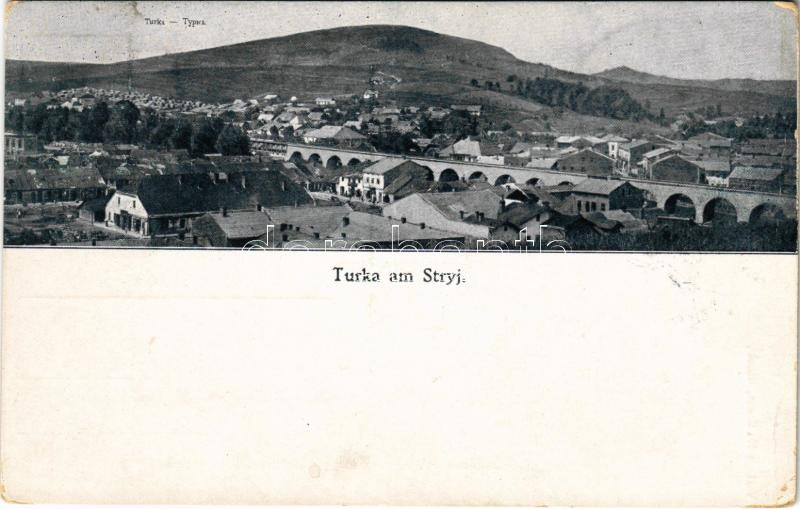 1915 Turka, Turka nad Stryjem; Turka am Stryj / general view, bridge (EB)