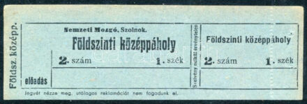 Szolnoki Nemzeti Mozgó mozijegy
