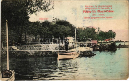 1909 Abbazia, Opatija; Földes-féle Margit-Creme reklám / cosmetic cream advertisement