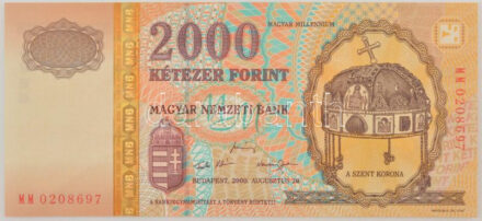 2000. 2000Ft 'Millenium' T:AU Adamo F56A