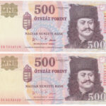 2006. 500Ft 'A forradalom 50. évfordulója 1956. október 23.' (2db, 'EB' és 'EC') T:UNC,AU Adamo F54EE
