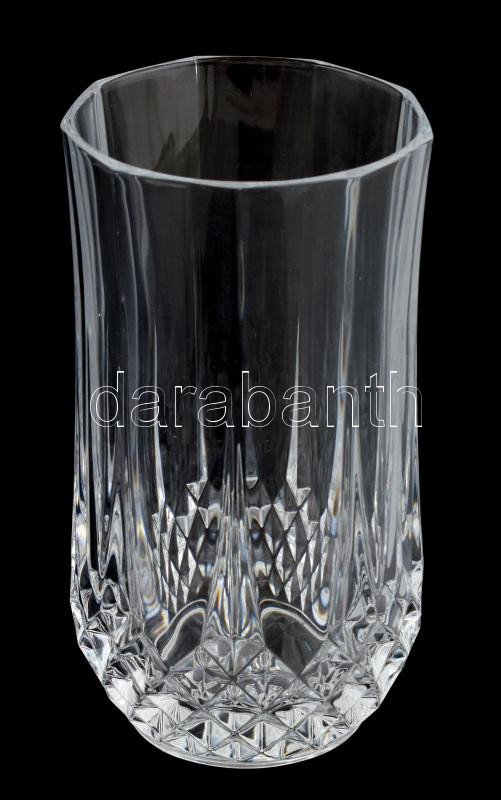 6 db boros kristály pohár, hibátlan, m: 14 cm - Image 2