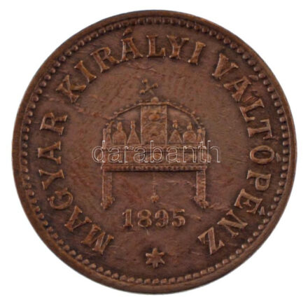 1895. 2f bronz T:AU karc Adamo K2