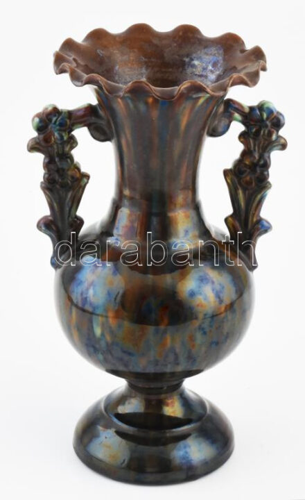 Szabó Lajos Mezőtúr váza, jelzéssel, pattanással, m: 29,5 cm