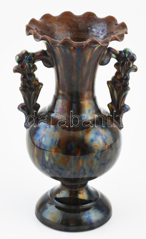 Szabó Lajos Mezőtúr váza, jelzéssel, pattanással, m: 29,5 cm