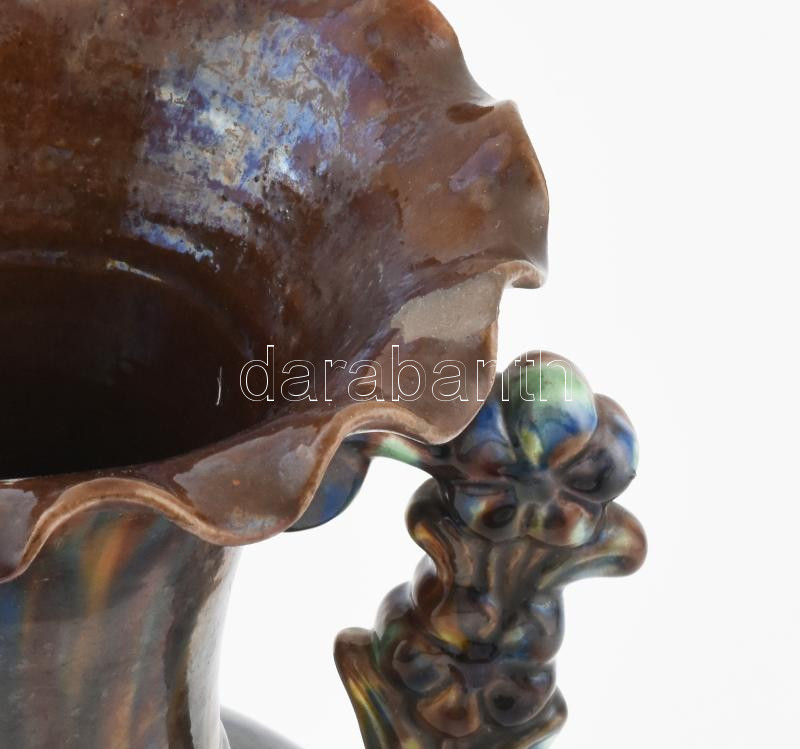 Szabó Lajos Mezőtúr váza, jelzéssel, pattanással, m: 29,5 cm - Image 2