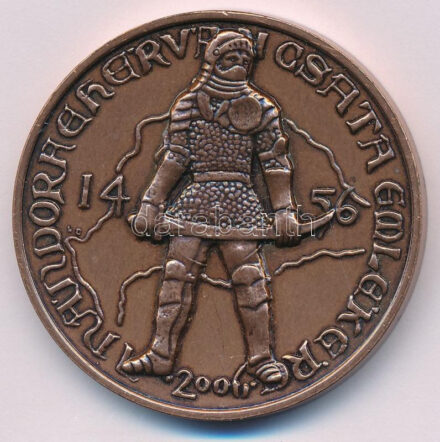 2006. 'Nándorfehérvár 1456 / Nándorfehérvári csata emlékére 2006' kétoldalas bronz emlékérem (42mm) T:UNC