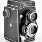 Meopta Flexaret IV.a 6x6 cm/24x36 mm kamera Belar 1:3,5/80 mm objektívvel jó állapotban, működik