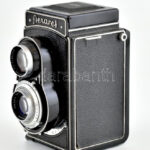 Meopta Flexaret IV.a 6x6 cm/24x36 mm kamera Belar 1:3,5/80 mm objektívvel jó állapotban, működik - Image 2