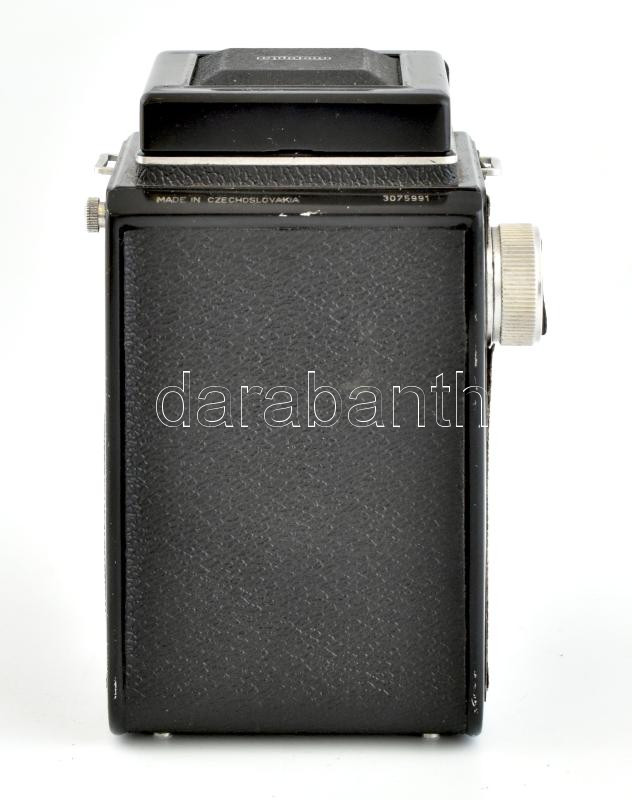 Meopta Flexaret IV.a 6x6 cm/24x36 mm kamera Belar 1:3,5/80 mm objektívvel jó állapotban, működik - Image 3