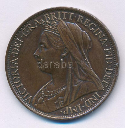 Nagy-Britannia 1898. 1p bronz 'Viktória' T:XF ph, ezüstözés nyomai Great Britain 1898. 1 Penny bronze 'Victoria' C:XF edge error, marks of silver plating Krause KM#790