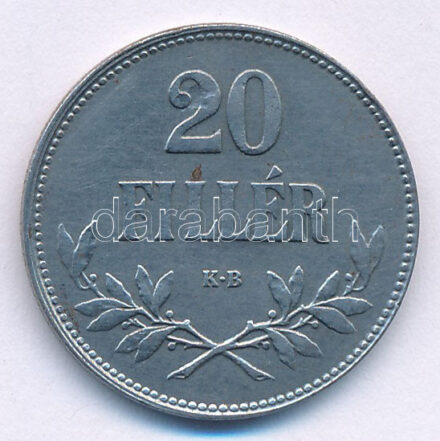 1920KB 20f Ni T:AU,XF ü. Adamo K4