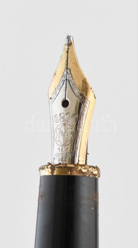 Mont Blanc toll, eredeti tokjában, szép állapotban, certifikáttal, tintával, h: 13,5 cm - Image 3