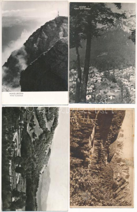 8 db MODERN erdélyi képeslap hegyekkel / 8 modern Transylvanian postcards: mountains