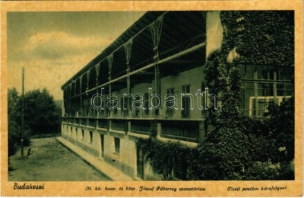 Budakeszi, M. kir. honvéd és közrendészeti József főherceg szanatórium, tiszti pavilon kúrafolyosó