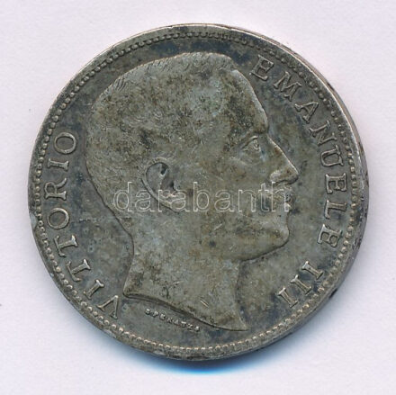 Olaszország 1907R 2L 'III. Viktor Emánuel' T:VF Italy 1907R 2 Lire 'Vittorio Emanuelle III' C:VF Krause KM# 33