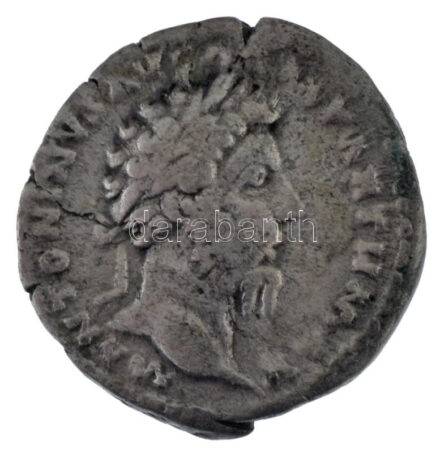 Római Birodalom / Róma / Marcus Aurelius 168. Denarius Ag (3,26g) T:VF rep. Roman Empire / Rome / Marcus Aurelius 168. Denarius Ag 'M ANTONINVS AVG [AR]M PARTH MAX / FORT RED TR P XXII IMP V - COS III' (3,26g) C:VF crack RIC III 185