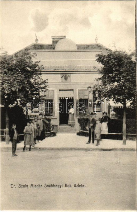 Budapest XII. Svábhegy, Dr. Szuly Aladár fiók üzlete
