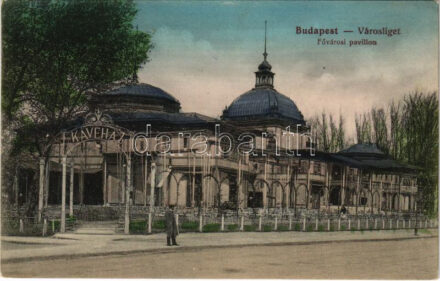 Budapest XIV. Városliget, Fővárosi pavilon, kávéház