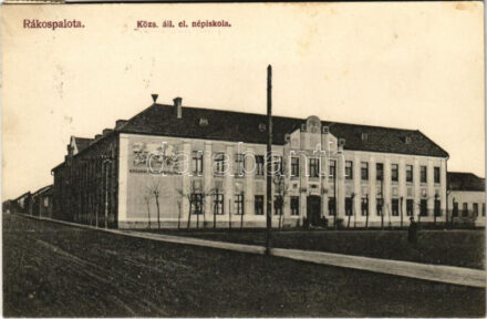 Budapest XV. Rákospalota, Községi állami elemi népiskola. Bíró József kiadása