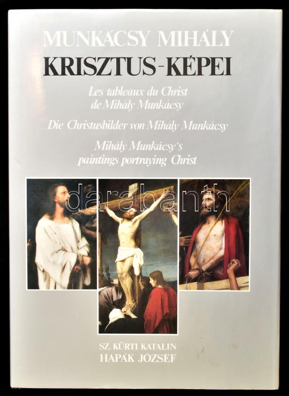 Munkácsy Mihály Krisztus-képei. Szerk.: Sz. Bodnár Éva. Debrecen, 1993, Alföldi Nyomda. Gazdag képanyaggal illusztrálva. Kiadói kartonált papírkötés, kiadói papír védőborítóban. + Munkácsy Mihály Krisztus-trilógia prospektus