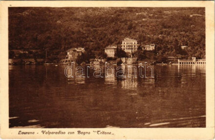 Lovran, Laurana; Valparadiso con Bagno Tritone / fürdő, szálló / hotel, beach