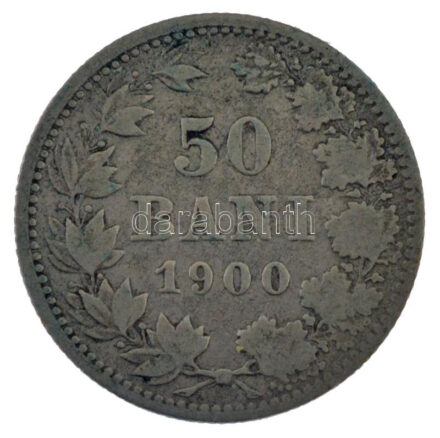 Románia 1900. 50b Ag 'I. Károly' T:F Romania 1900. 50 Bani Ag 'Carol I' C:F Krause KM#23