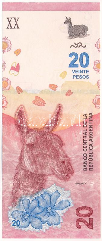 Argentína DN (2017-2020) 20P T:AU Argentina ND (2017-2020) 20 Pesos C:AU