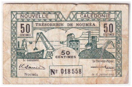 Új-Kaledónia 1942. 50c T:VG New Caledonia 1942. 50 Centimes C:VG
