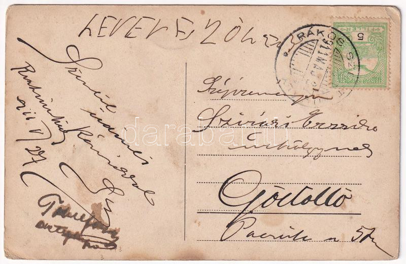 1911 Budapest XVI. Rákosszentmihály madártávlatból (EK) - Image 2