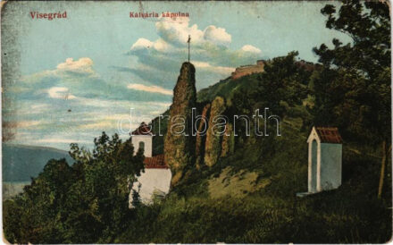 Visegrád, Kálvária kápolna, vár (szakadás / tear)
