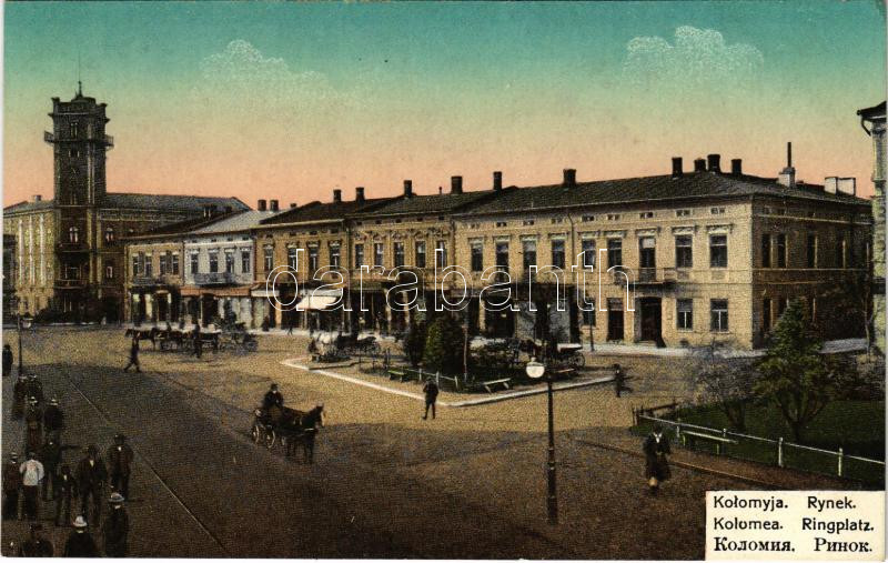 Kolomyia, Kolomyja, Kolomyya, Kolomea; Rynek / Ringplatz / square