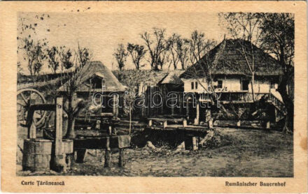 1917 Curte Taraneasca / Rumanischer Bauernhof / Román parasztház / Romanian folklore