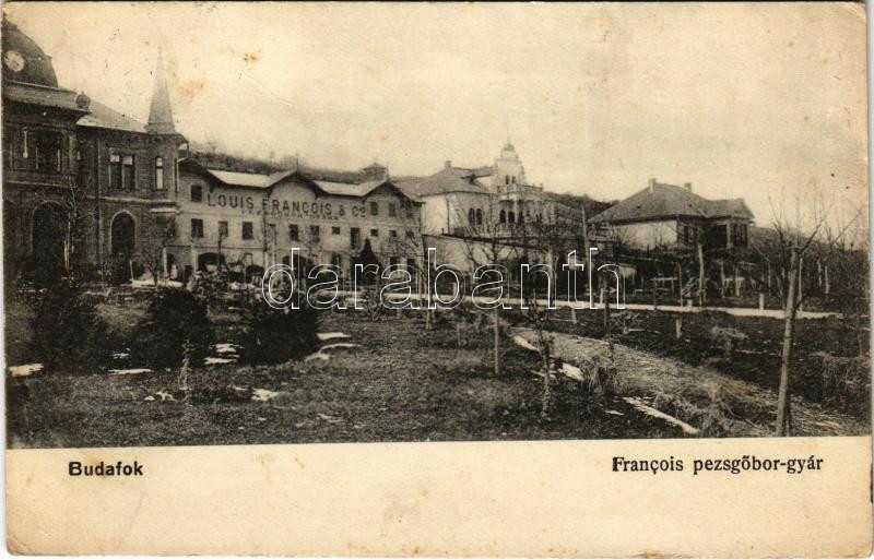 1937 Budapest XXII. Budafok, Louis Francois pezsgőbor gyár (Rb)