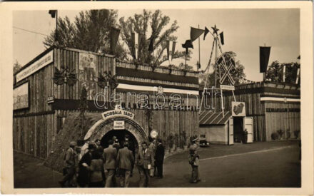 1949 Budapest XIV. Nemzetközi Őszi Vásár a Városligetben, Nehézipari Minisztérium Bányászati főosztály pavilonja, Borbála táró