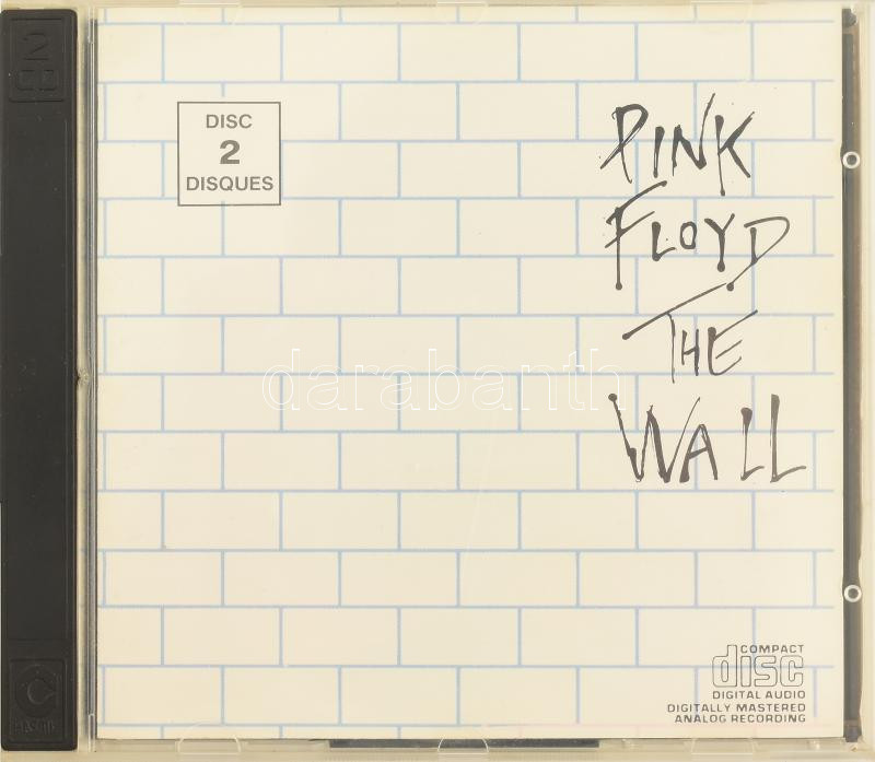 Pink Floyd: The Wall. 2 CD, (1979), Columbia/CBS Kanada. Booklet dalszövegekkel. VG+