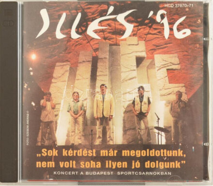 Illés: '96. Koncert a Budapest Sportcsarnokban. 2 CD, 1996, Gong. VG+