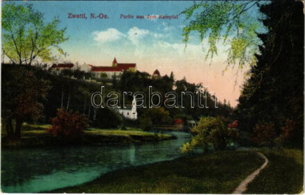 1927 Zwettl, Partie aus dem Kamptal / riverside