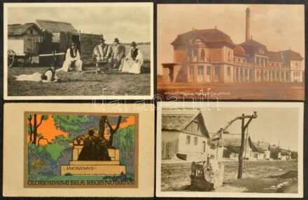 68 db főleg RÉGI képeslap vegyes minőségben: magyar és külföldi városok, sok motívum / 68 mostly pre-1945 postcards in mixed quality: Hungarian and other town-views and a lot of motives