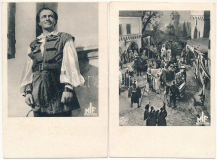 Gül Baba, Jávor Pál. Magyar Írók Filmje, Manninger fényképész - 2 db modern magyar színész képeslap