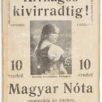 cca 1910 Kivilágos kivirradtig! Bp., é.n., Gerő-féle Zeneműtár Kiadóhivatala. Nótás képeslap leporelló kottákkal. - Image 4