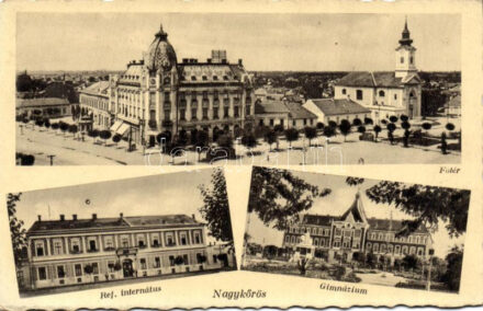 Nagykőrös, Református Internátussal, Gimnázium, Fő tér