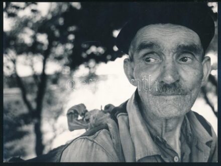 1972 Vadas Zsuzsa vintage fotóművészeti alkotása, feliratozva, ezüst zselatinos fotópapíron; a kép a Népművelési Intézet által, Esztergomban megrendezett központi fotós alkotótelep (eredeti fotókat tartalmazó) albumából származik, 18x24