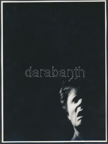 cca 1980 Somogyi Tamás: Sikoly, feliratozott vintage fotóművészeti alkotás, 24x18 cm