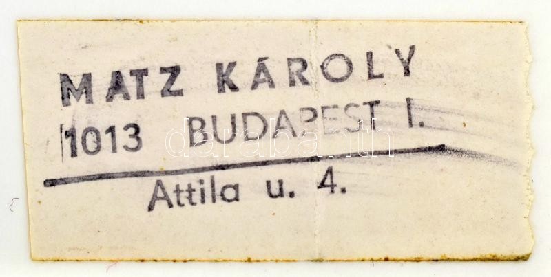 Fischer Annie (1911-1995) Kossuth-díjas zongoraművészről karmesterről készített 7 db fotó Matz Károly pecséttel jelzett fotók 13x18 cm / 7 photos of pianist Annie Fischer - Image 4